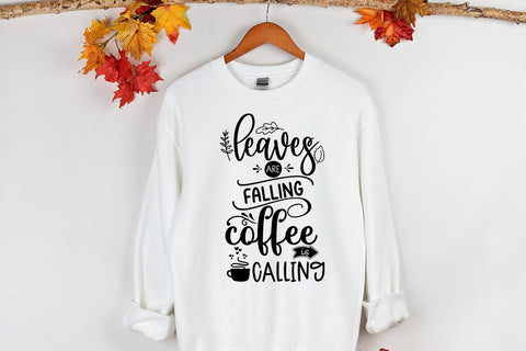 Leaves are Falling I Thanksgiving Decor SVG I Fall Sign SVG SVG Happy Printables Club 