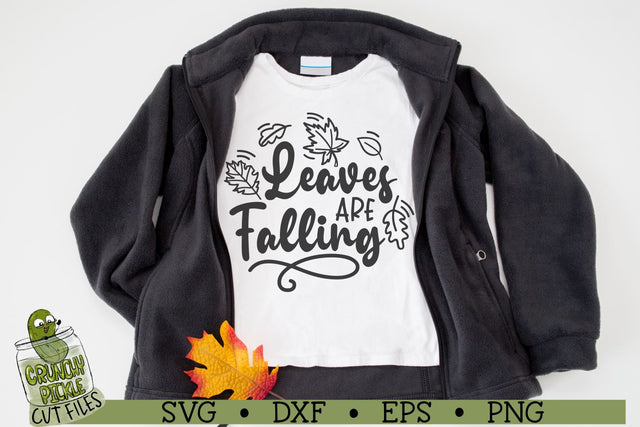 Leaves are Falling SVG File SVG Crunchy Pickle 