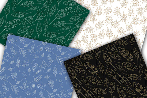 Leaves | JPG Digital Paper | Botanical Patterns collection Digital Pattern AnnaViolet_store 