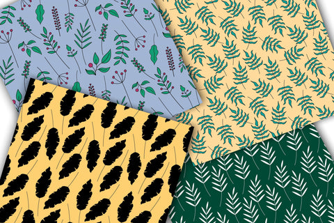 Leaves | JPG Digital Paper | Botanical Patterns collection Digital Pattern AnnaViolet_store 