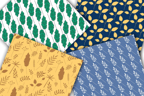 Leaves | JPG Digital Paper | Botanical Patterns collection Digital Pattern AnnaViolet_store 