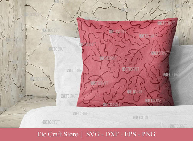 Leaves Pattern SVG Cut File | Leaf Pattern Svg | Seamless Pattern Svg | Pattern Background Svg | Holiday Svg | Thanksgiving Svg | Pattern Quote SVG ETC Craft 