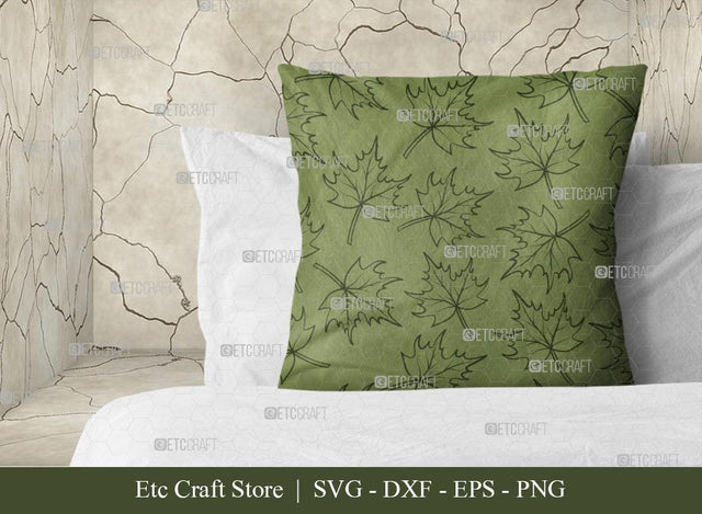 Leaves Pattern SVG Cut File | Leaf Pattern Svg | Seamless Pattern Svg | Pattern Background Svg | Holiday Svg | Thanksgiving Svg | Pattern Quote SVG ETC Craft 