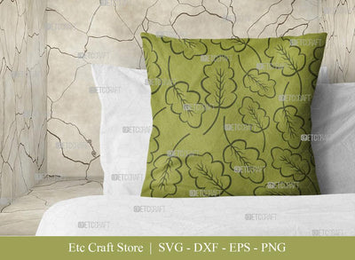 Leaves Pattern SVG Cut File | Leaf Pattern Svg | Seamless Pattern Svg | Pattern Background Svg | Holiday Svg | Thanksgiving Svg | Pattern Quote SVG ETC Craft 