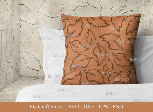 Leaves Pattern SVG Cut File | Pattern Background Svg | Seamless Pattern Svg | Holiday Svg | Leaf Pattern Svg | Thanksgiving Svg | Pattern Quote SVG ETC Craft 