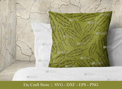Leaves Pattern SVG Cut File | Pattern Background Svg | Seamless Pattern Svg | Holiday Svg | Leaf Pattern Svg | Thanksgiving Svg | Pattern Quote SVG ETC Craft 