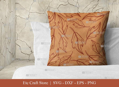 Leaves Pattern SVG Cut File | Pattern Background Svg | Seamless Pattern Svg | Holiday Svg | Leaf Pattern Svg | Thanksgiving Svg | Pattern Quote SVG ETC Craft 