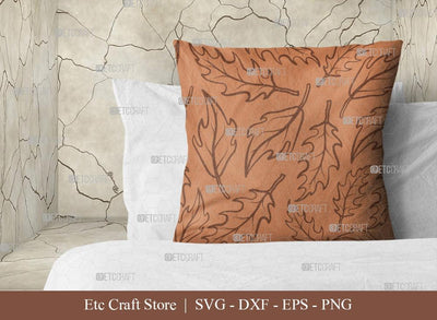 Leaves Pattern SVG Cut File | Pattern Background Svg | Seamless Pattern Svg | Holiday Svg | Leaf Pattern Svg | Thanksgiving Svg | Pattern Quote SVG ETC Craft 