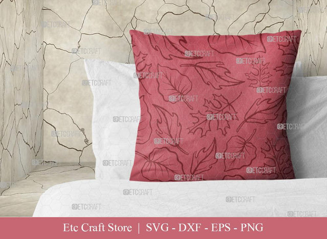 Leaves Pattern SVG Cut File | Pattern Background Svg | Seamless Pattern Svg | Holiday Svg | Leaf Pattern Svg | Thanksgiving Svg | Pattern Quote SVG ETC Craft 