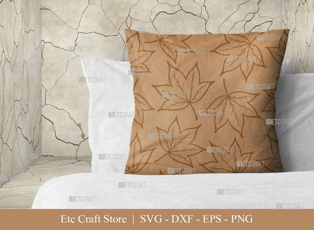 Leaves Pattern SVG Cut File | Seamless Pattern Svg | Leaf Pattern Svg | Pattern Background Svg | Holiday Svg | Thanksgiving Svg | Pattern Quote SVG ETC Craft 