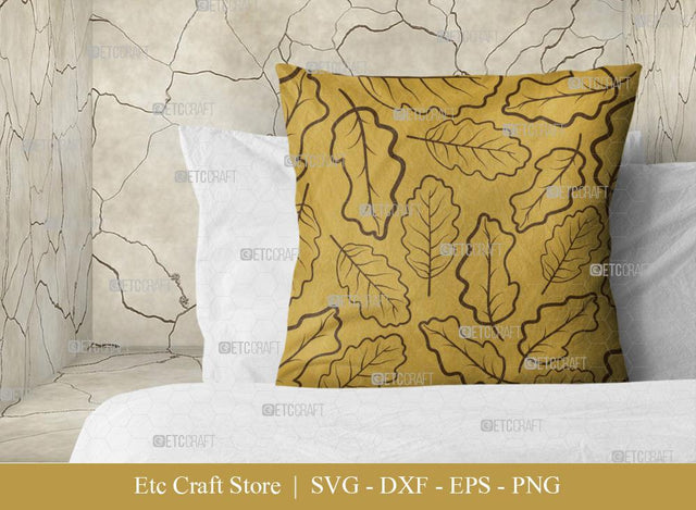 Leaves Pattern SVG Cut File | Seamless Pattern Svg | Pattern Background Svg | Holiday Svg | Leaf Pattern Svg | Thanksgiving Svg | Pattern Quote SVG ETC Craft 