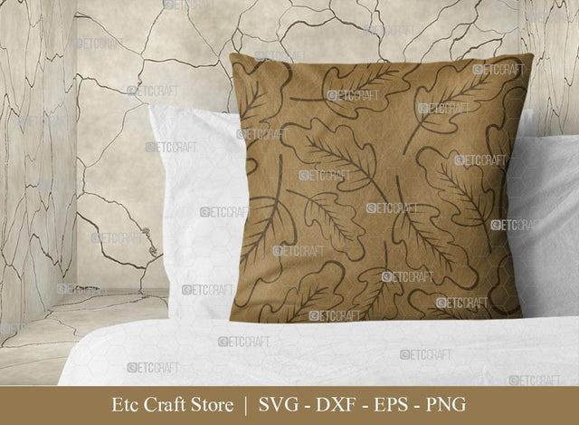 Leaves Pattern SVG Cut File | Seamless Pattern Svg | Pattern Background Svg | Holiday Svg | Leaf Pattern Svg | Thanksgiving Svg | Pattern Quote SVG ETC Craft 