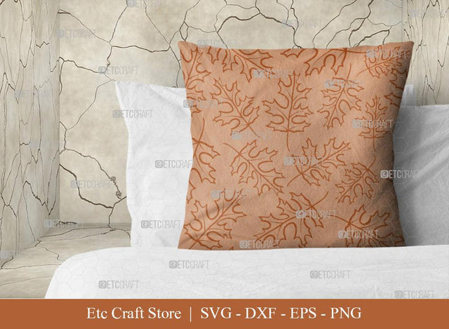 Leaves Pattern SVG Cut File | Seamless Pattern Svg | Pattern Background Svg | Holiday Svg | Leaf Pattern Svg | Thanksgiving Svg | Pattern Quote SVG ETC Craft 