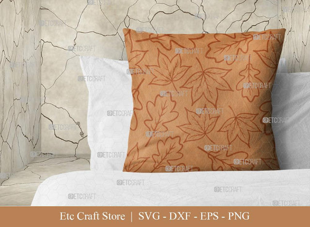 Leaves Pattern SVG Cut File | Seamless Pattern Svg | Pattern Background Svg | Holiday Svg | Leaf Pattern Svg | Thanksgiving Svg | Pattern Quote SVG ETC Craft 