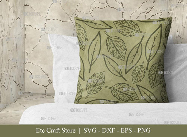 Leaves Pattern SVG Cut File | Seamless Pattern Svg | Pattern Background Svg | Holiday Svg | Leaf Pattern Svg | Thanksgiving Svg | Pattern Quote SVG ETC Craft 