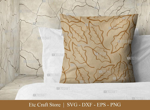 Leaves Pattern SVG Cut File | Seamless Pattern Svg | Pattern Background Svg | Holiday Svg | Leaf Pattern Svg | Thanksgiving Svg | Pattern Quote SVG ETC Craft 