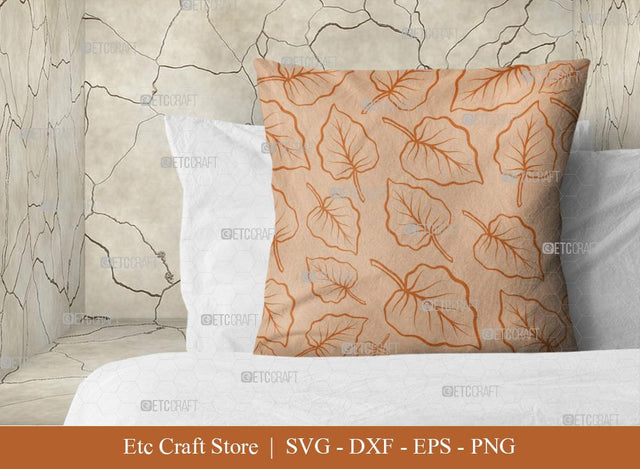 Leaves Pattern SVG Cut File | Seamless Pattern Svg | Thanksgiving Svg | Pattern Background Svg | Leaf Pattern Svg | Holiday Svg | Pattern Quote SVG ETC Craft 