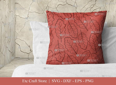 Leaves Pattern SVG Cut File | Thanksgiving Svg | Leaf Pattern Svg | Seamless Pattern Svg | Pattern Background Svg | Holiday Svg | Pattern Quote SVG ETC Craft 