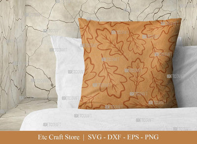 Leaves Pattern SVG Cut File | Thanksgiving Svg | Leaf Pattern Svg | Seamless Pattern Svg | Pattern Background Svg | Holiday Svg | Pattern Quote SVG ETC Craft 