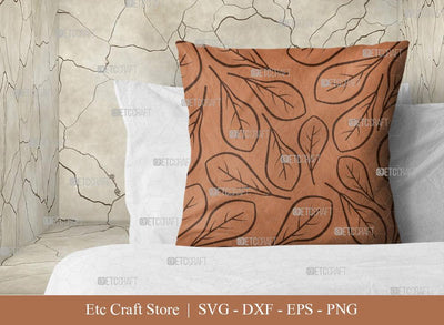 Leaves Pattern SVG Cut File | Thanksgiving Svg | Leaf Pattern Svg | Seamless Pattern Svg | Pattern Background Svg | Holiday Svg | Pattern Quote SVG ETC Craft 