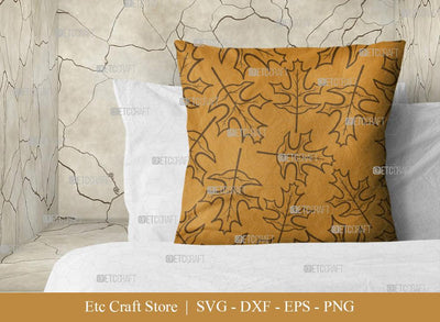 Leaves Pattern SVG Cut File | Thanksgiving Svg | Leaf Pattern Svg | Seamless Pattern Svg | Pattern Background Svg | Holiday Svg | Pattern Quote SVG ETC Craft 