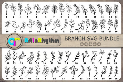 Leaves Svg Bundle, Plants Svg Bundle, Flowers Svg, Plants Svg, Leaves Svg SVG Artinrhythm shop 