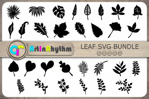 Leaves Svg Bundle, Tropical Leaves Svg, Fall Leaves Svg, Leaf Templates SVG Artinrhythm shop 
