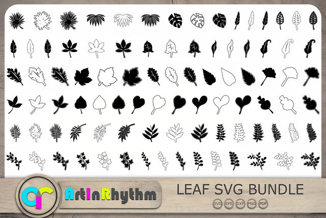 Leaves Svg Bundle, Tropical Leaves Svg, Fall Leaves Svg, Leaf Templates SVG Artinrhythm shop 