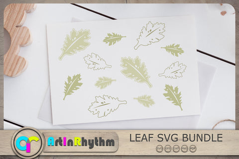 Leaves Svg Bundle, Tropical Leaves Svg, Fall Leaves Svg, Leaf Templates SVG Artinrhythm shop 