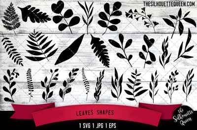 Leaves SVG File, SVG Bundle File-Cut File-Vector Clip Art for Commercial & Personal Use-Download-Cricut,Cameo,Explore,SCAL,Silhouette SVG Loveleen Kaur 