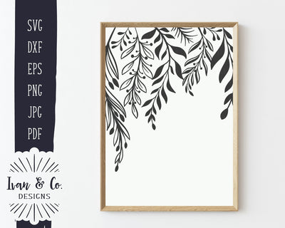 Leaves SVG Files | Fall SVG | Frame SVG | Autumn SVG | Thanksgiving SVG | Farmhouse Decor | Commercial Use | Digital Cut Files (1062779237) SVG Ivan & Co. Designs 