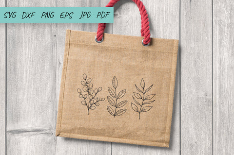 Leaves SVG, Leaf SVG, Leaf bundle SVG SVG Irina Ostapenko 