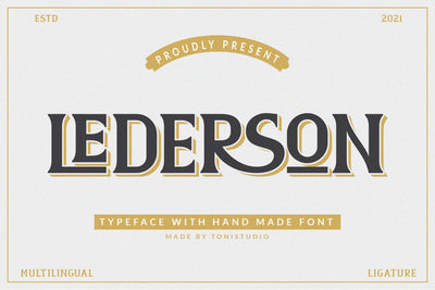 LEDERSON Font toni_std 