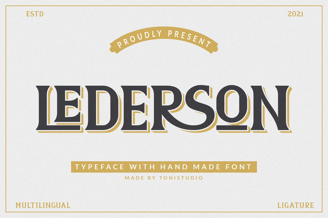 LEDERSON Font toni_std 