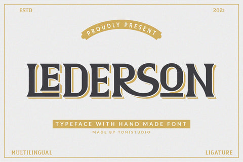 LEDERSON Font toni_std 