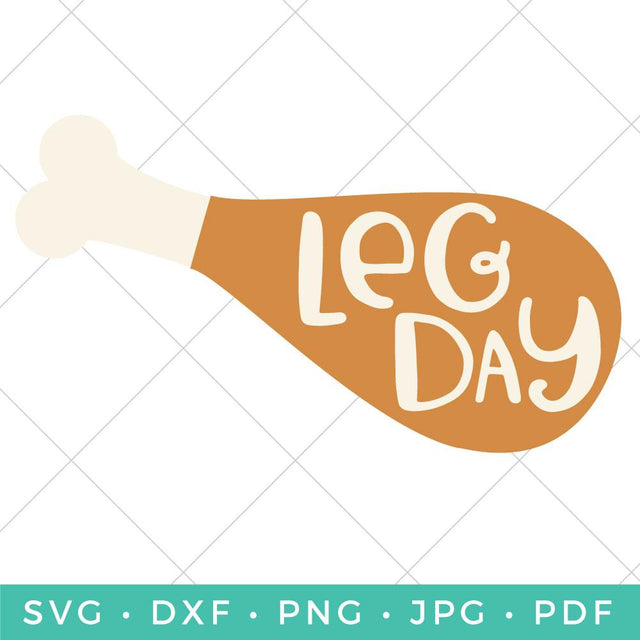 Leg Day SVG Hey Let's Make Stuff 
