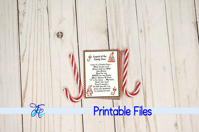 Legend of the Candy Cane 3D Paper Family Creations 