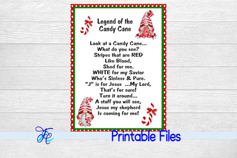 Legend of the Candy Cane 3D Paper Family Creations 