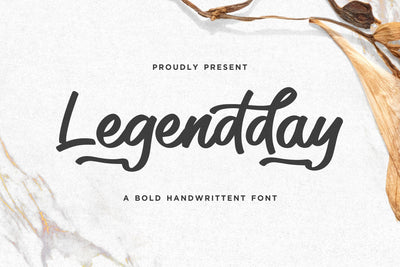 Legendday Font Qwrtype Foundry 