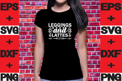 Leggings and Lattes SVG svgteam 