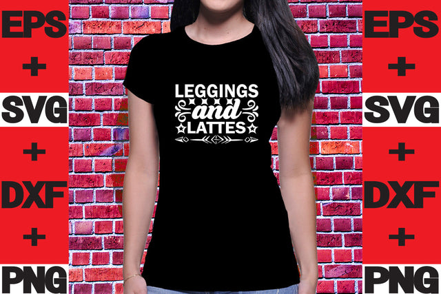 Leggings and Lattes SVG svgteam 
