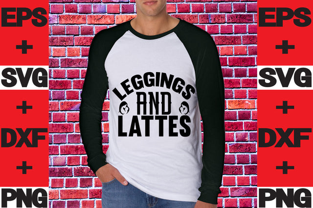 Leggings and Lattes SVG svgteam 