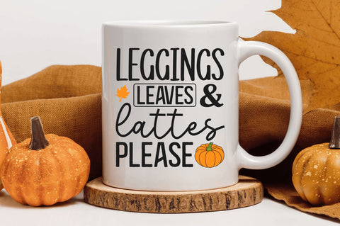 Leggings leaves and lattes please SVG SVG Regulrcrative 