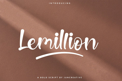 Lemillion Font Jun Creative 
