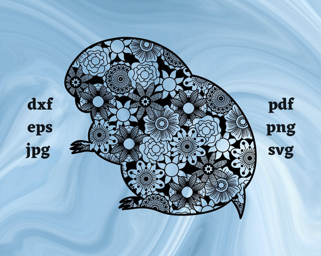 Lemming Mandala SVG Cut File SVG Northern Light SVG 