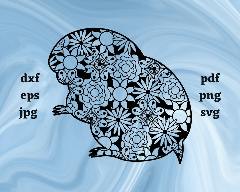 Lemming Mandala SVG Cut File SVG Northern Light SVG 