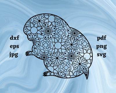 Lemming Mandala SVG Cut File SVG Northern Light SVG 