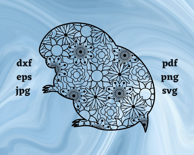 Lemming Mandala SVG Cut File SVG Northern Light SVG 