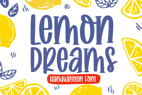 Lemon Dreams Font Holydie Studio 