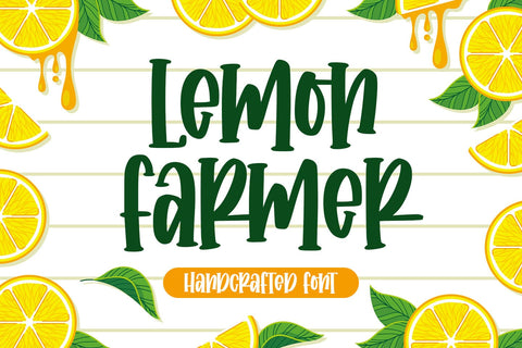 Lemon Farmer Font Abo Daniel Studio 